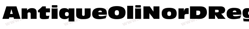 AntiqueOliNorDReg Re字体转换